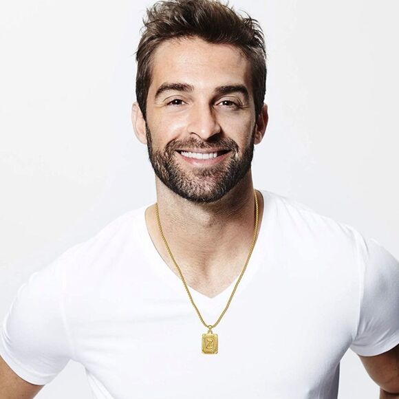 NWT Wool + Pepper Co. Initial 18K Gold Chain Necklace - Picture 4 of 5